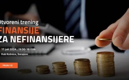Finansije za nefinansijere: Prijave za trening su otvorene (Sarajevo)