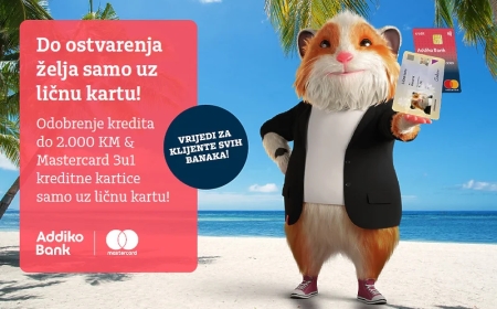 Addiko Bank Sarajevo: Odobrenje kredita i kreditne kartice uz ličnu kartu i jedan dolazak u poslovnicu