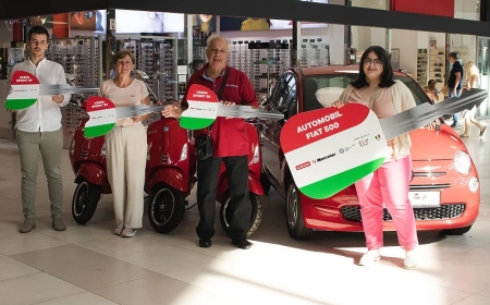Automobil Fiat 500 Hybrid i tri Vespe uručeni dobitnicima nagradne igre realizovane u Konzumu i Mercatoru