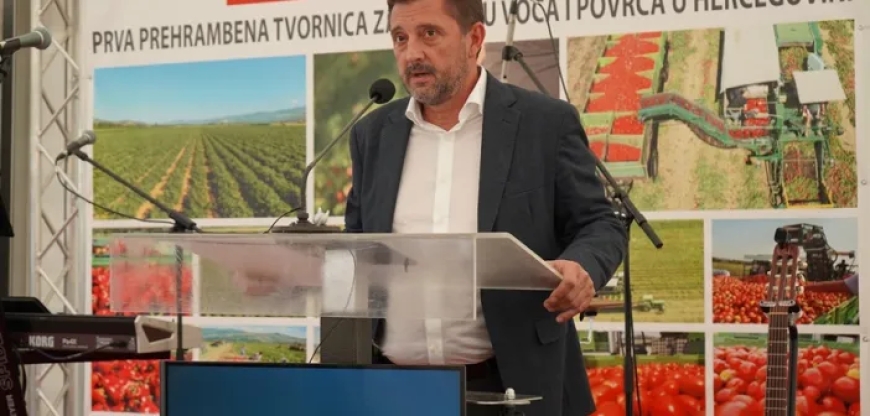 Otvorena prva tvornica za preradu voća i povrća u Hercegovini
