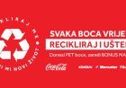 Svaka boca vrijedi: Počinje četvrta sezona projekta reciklaže PET ambalaže