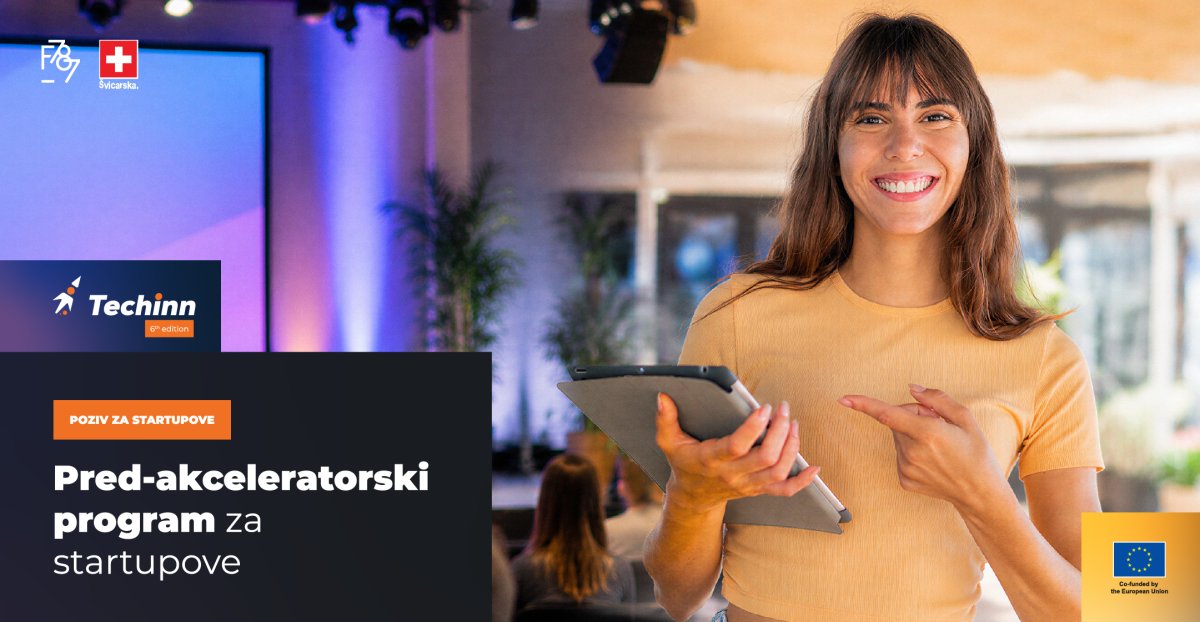 TechInn: Podrška startupima i prilika za bespovratna sredstva do 30.000 eura